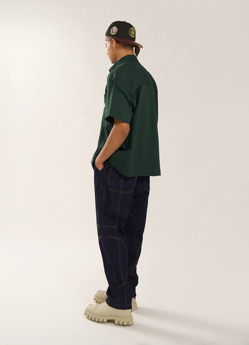 Classy Harlem Shirt - Green – Free Society Fashion Private Limited