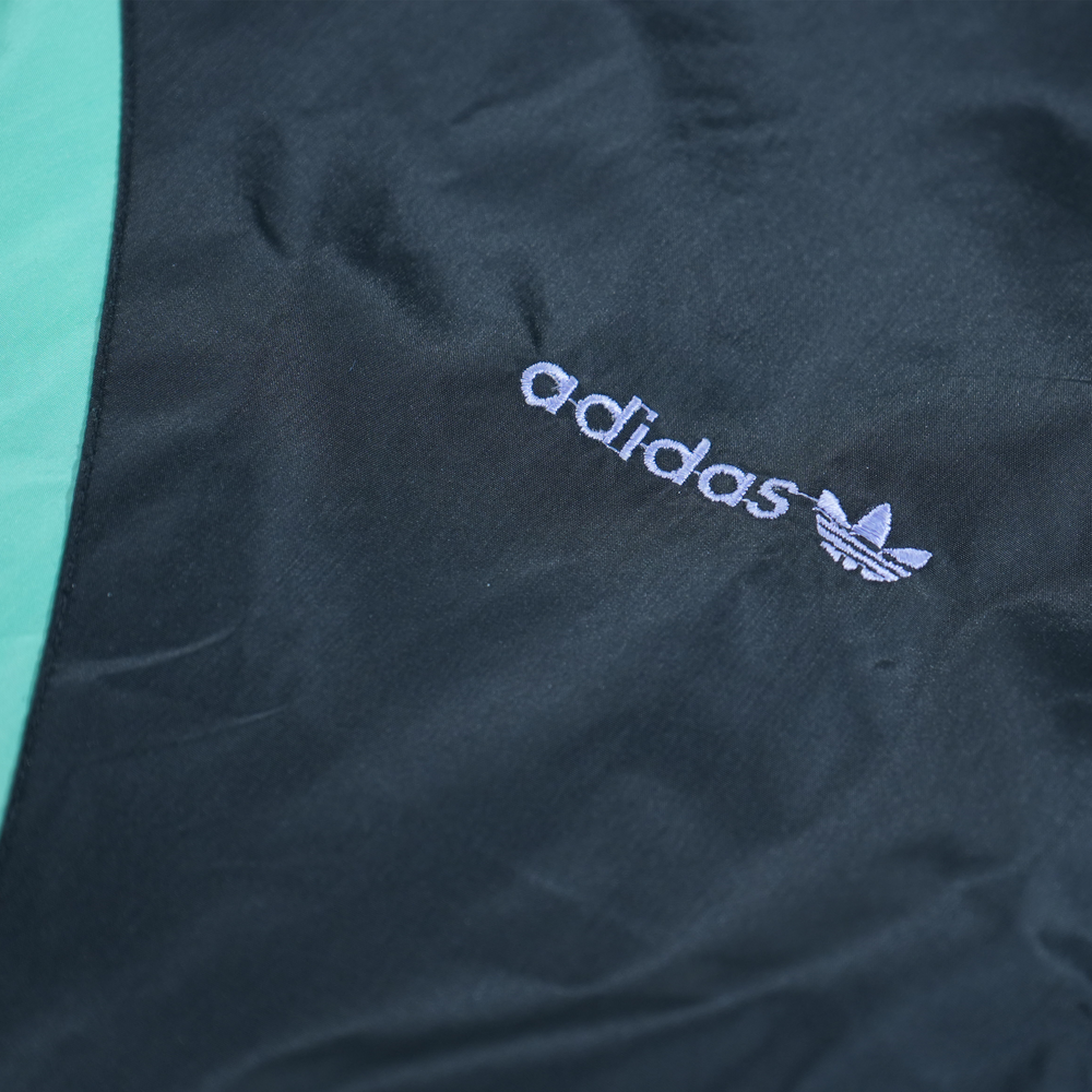Adidas Track Jacket Green and Purple Stripes