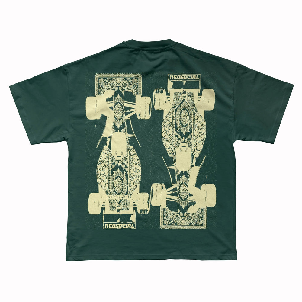 TOO FAST TOO GLORIOUS (BACK PRINT) UNISEX GREEN