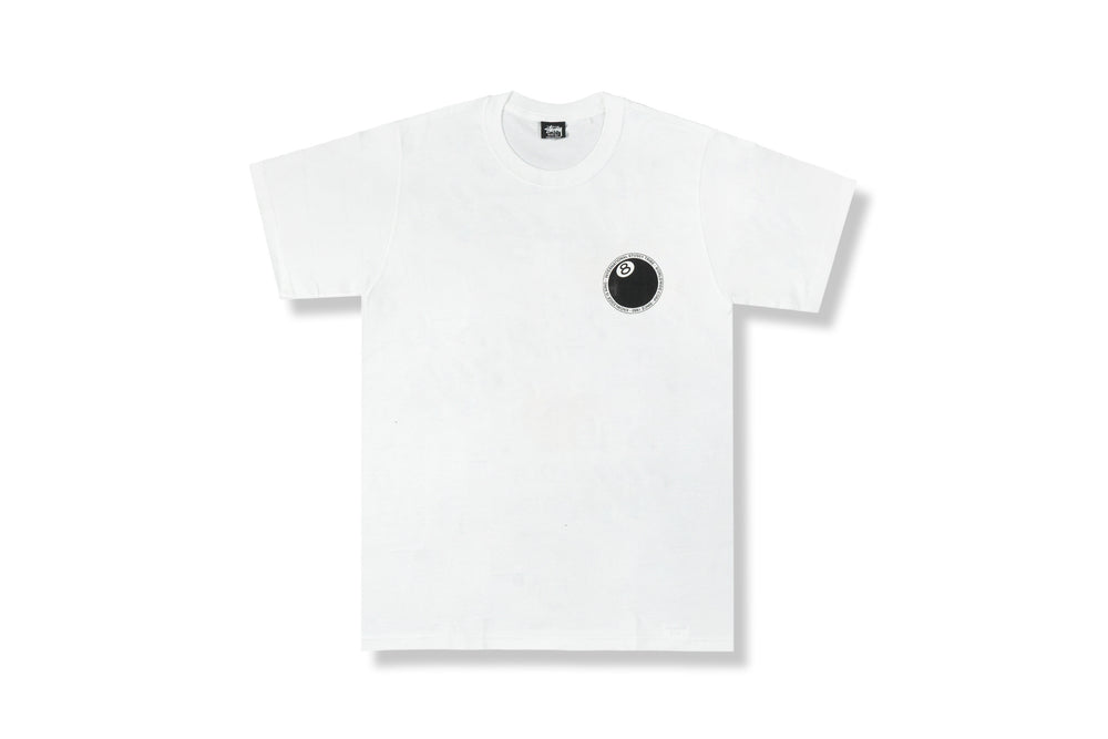 Stussy 8 Ball Dot White T-shirt