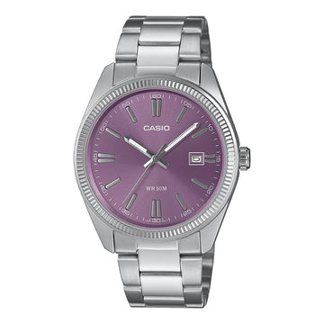 Casio Enticer MTP-1302PD-6AVEF | Purple Dial Ion-Plated Mens Watch