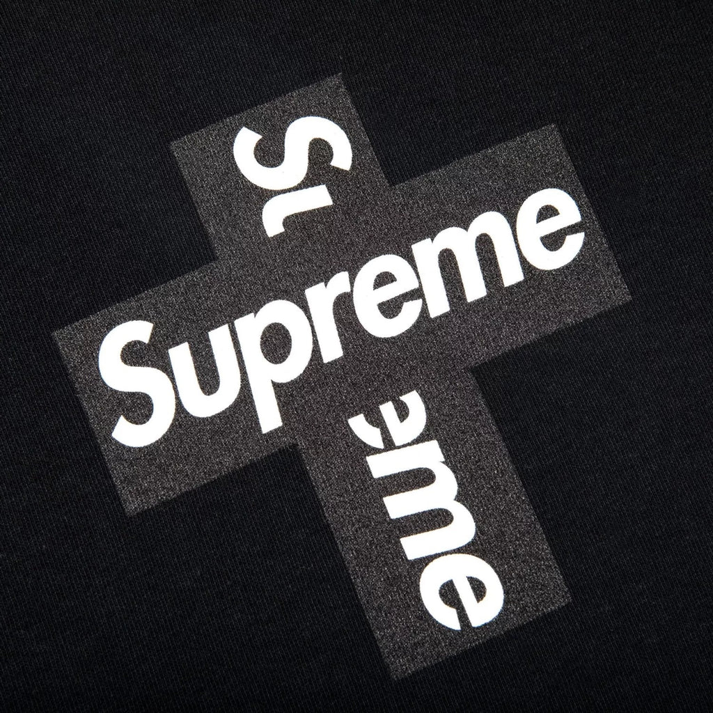 【新品未使用】Supreme Cross Box Logo Black L