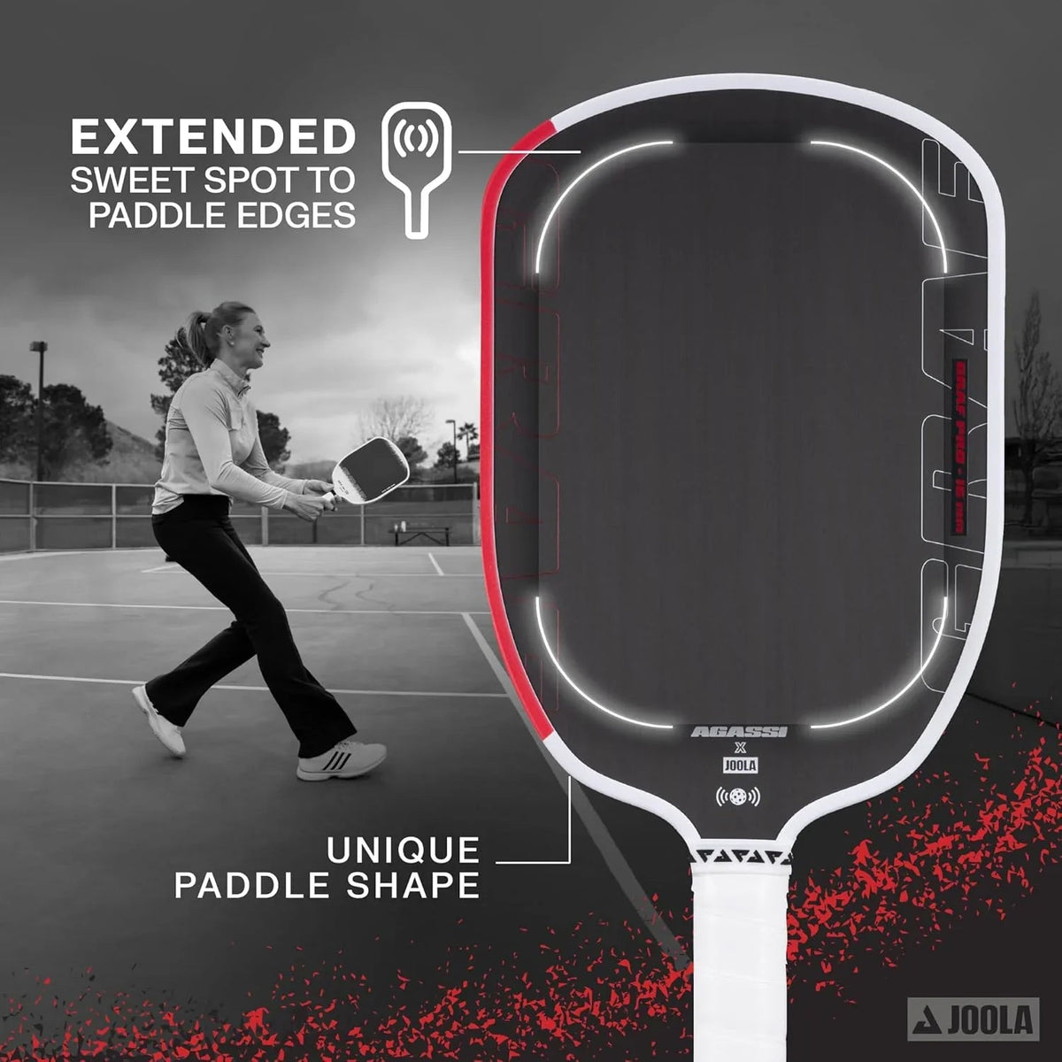 JOOLA Graf Pro 16mm Pickleball Paddle (5)