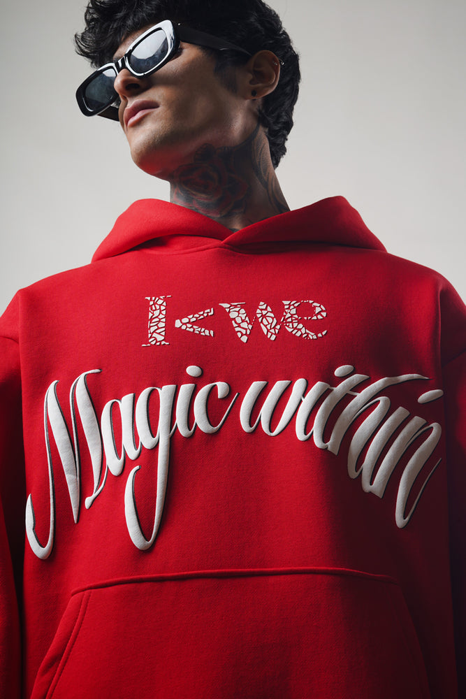 Magic Within Red Hoodie