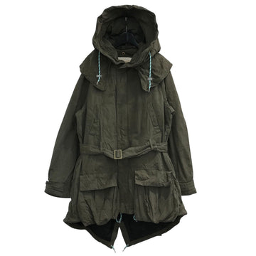 Off-White Mod Coat With Liner Khaki - Pre-owned