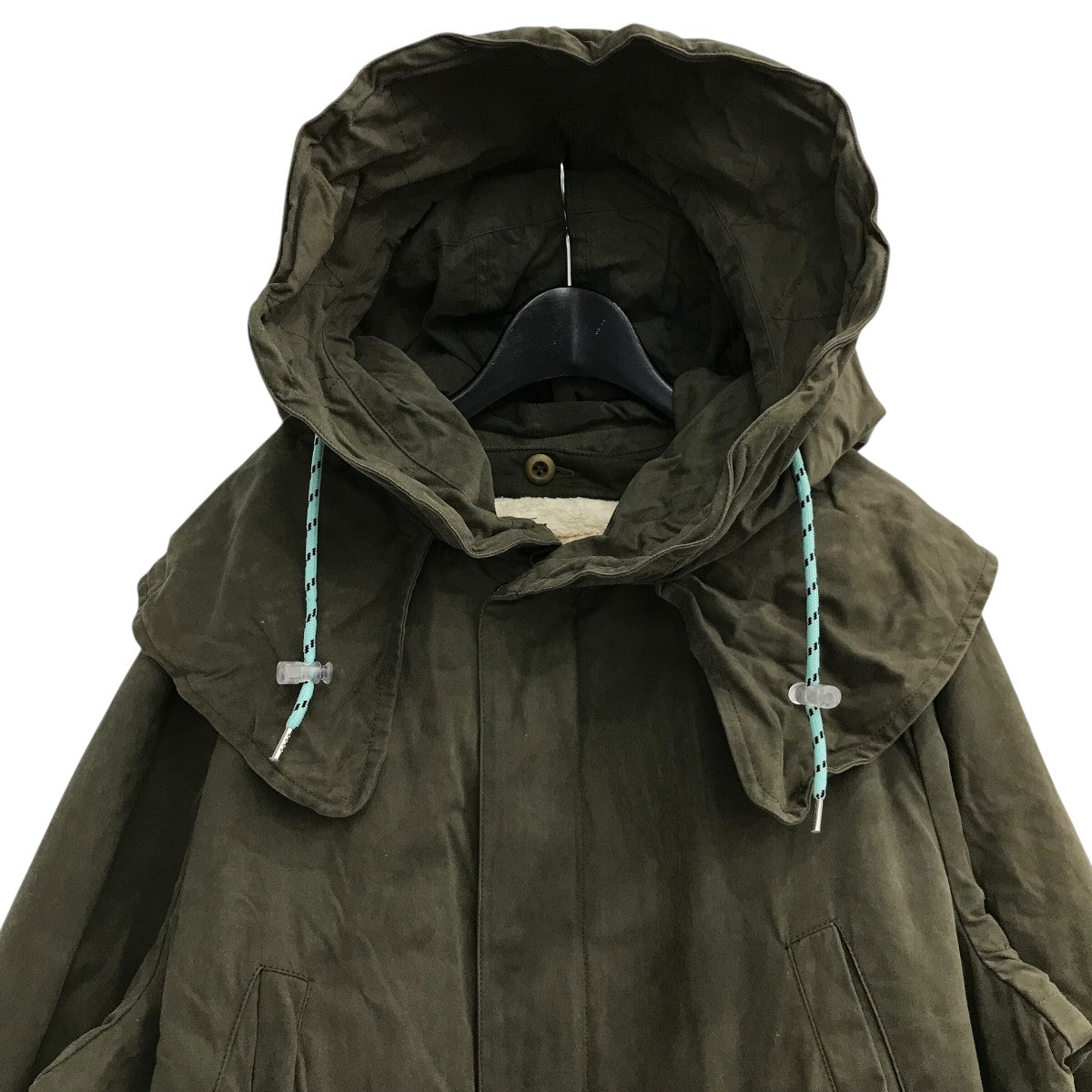 Off-White Mod Coat With Liner Khaki - Pre-owned