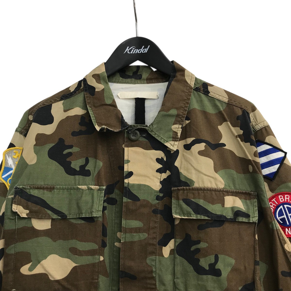 Off-White Camouflage Jacket Green - Pre-owned