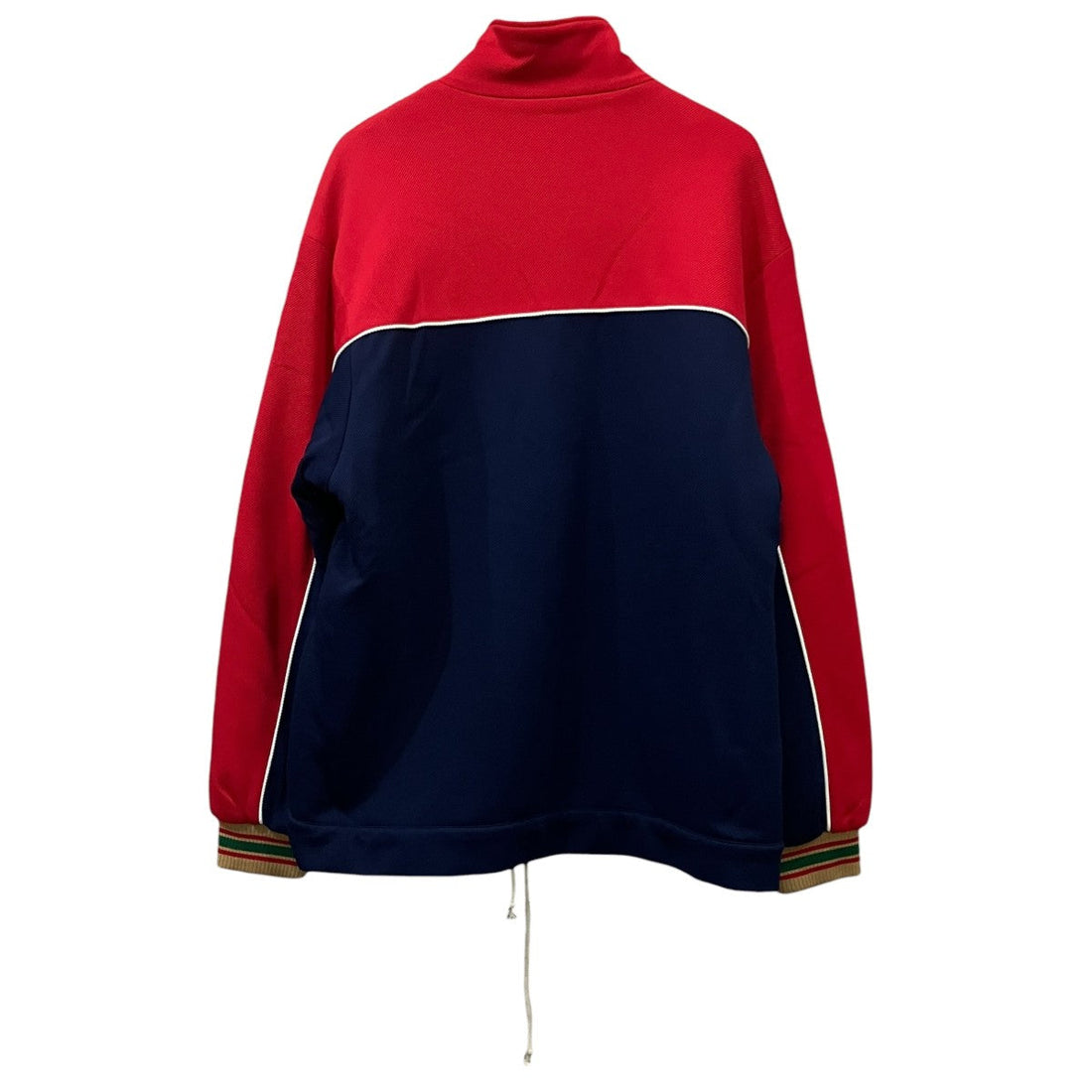 Gucci Fleece Lined Zip Jacket Red Navy