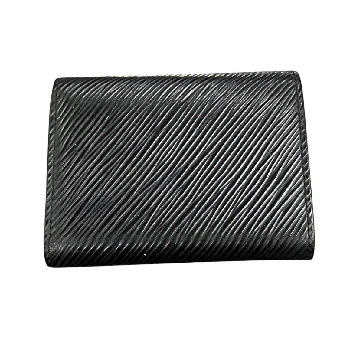 Louis Vuitton Monogram Empreinte Unvelop Carte De Visit Bifold Wallet Navy - Pre-owned