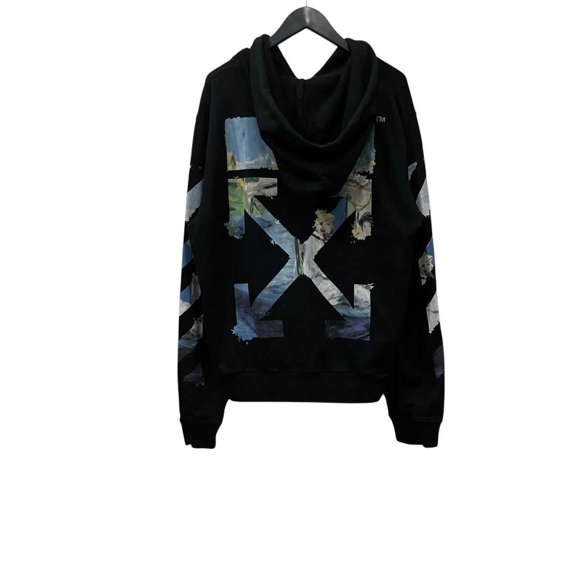 Off-White Zip Hoodie Black - Pre-owned