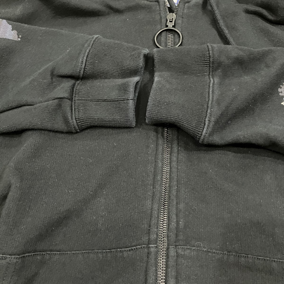 Off-White Zip Hoodie Black - Pre-owned