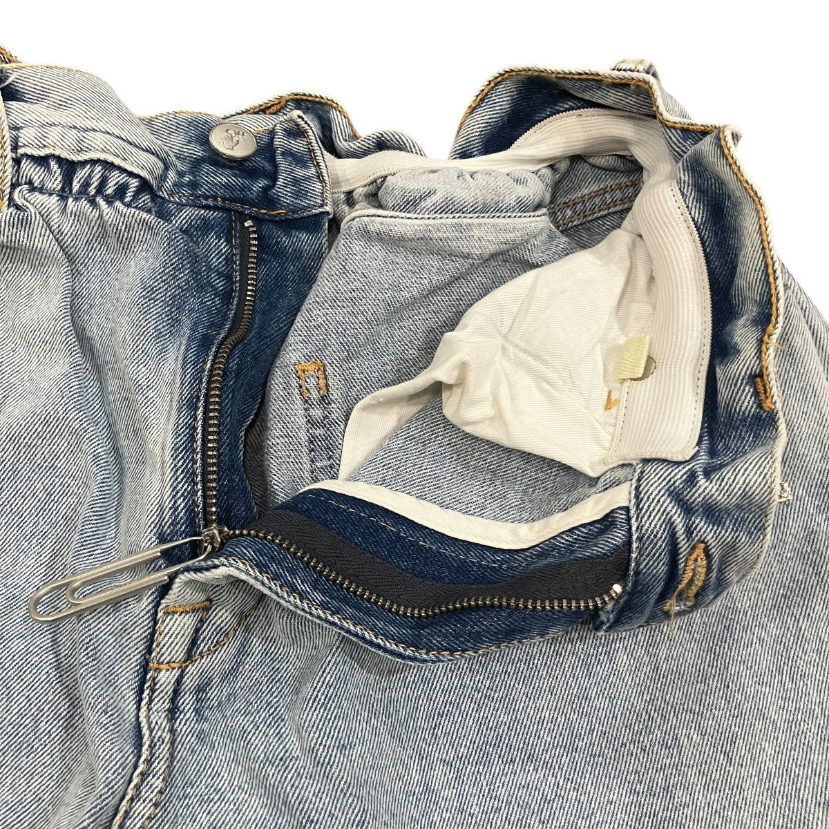 Off-White Denim Pants Indigo - Pre-owned