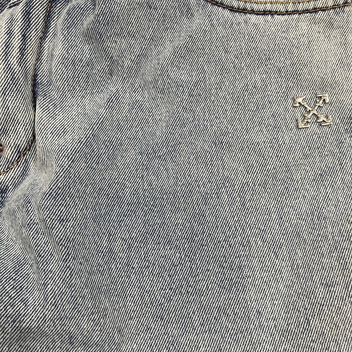 Off-White Denim Pants Indigo - Pre-owned