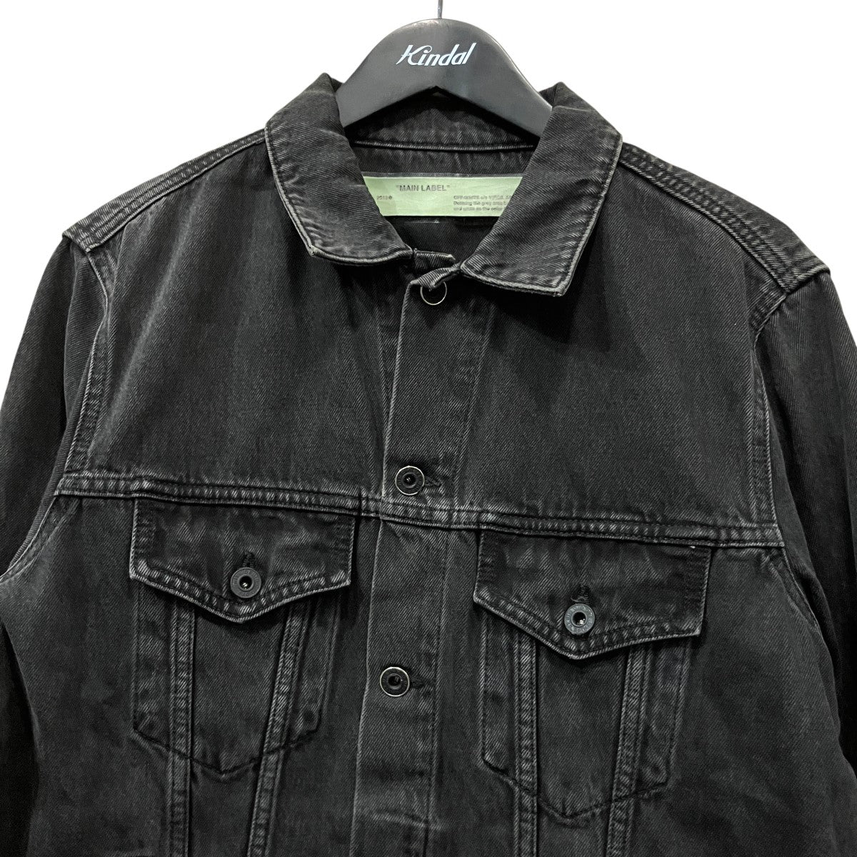Off-White Denim Jacket Black - Pre-owned