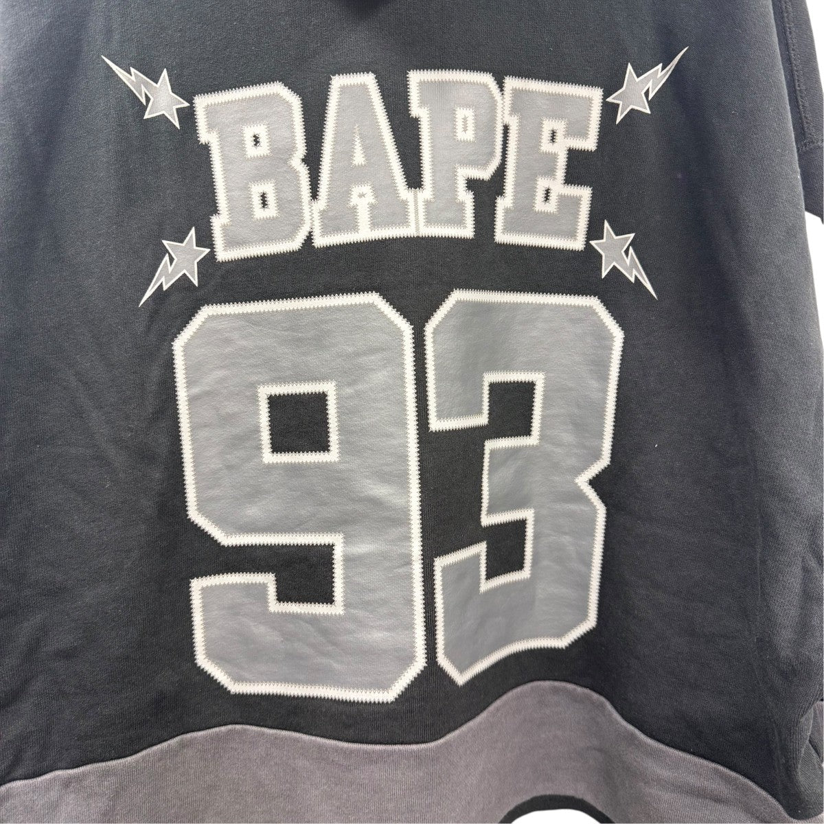 A Bathing Ape Logo Pullover Hoodie Black - Pre-owned