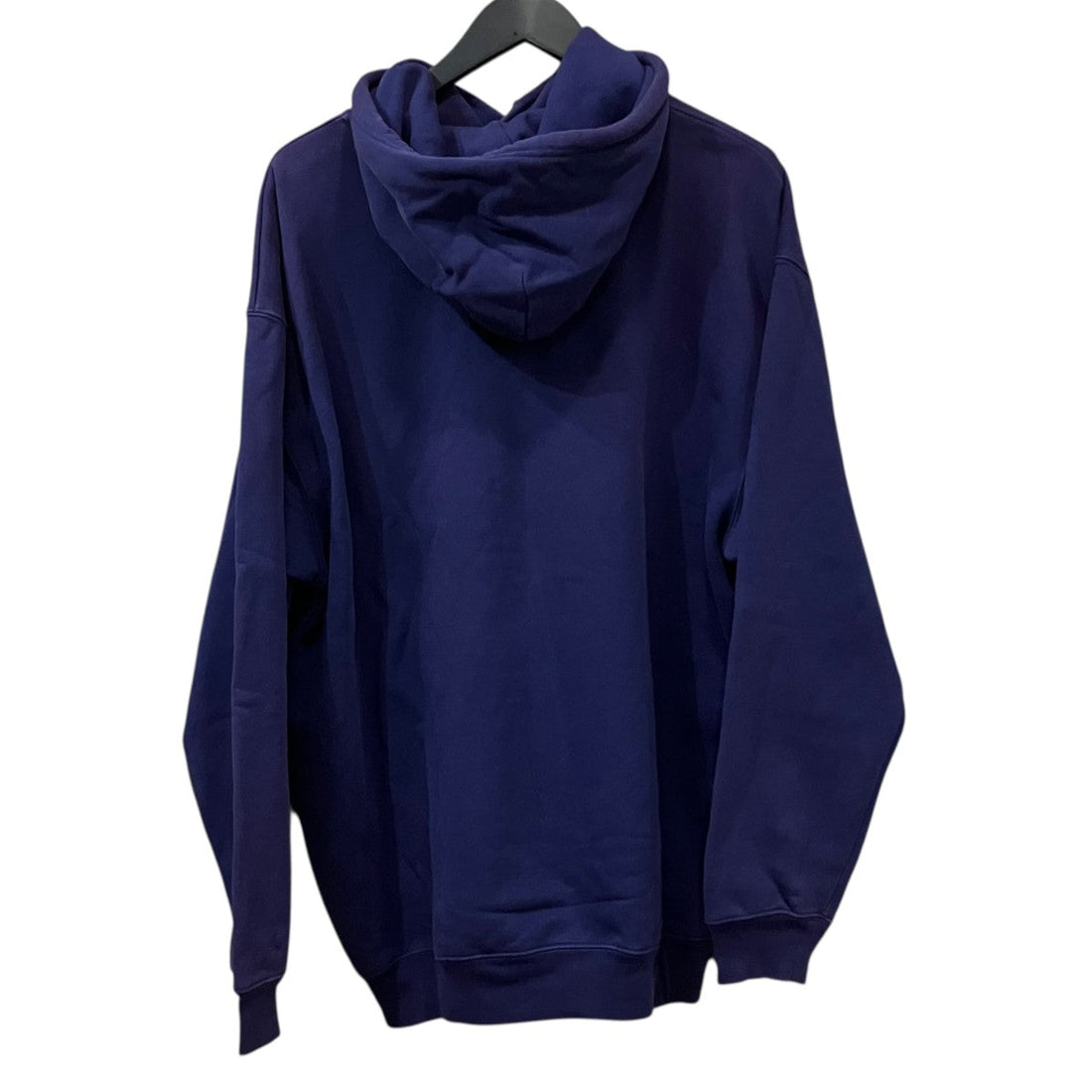 Balenciaga Front Print Hoodie Purple