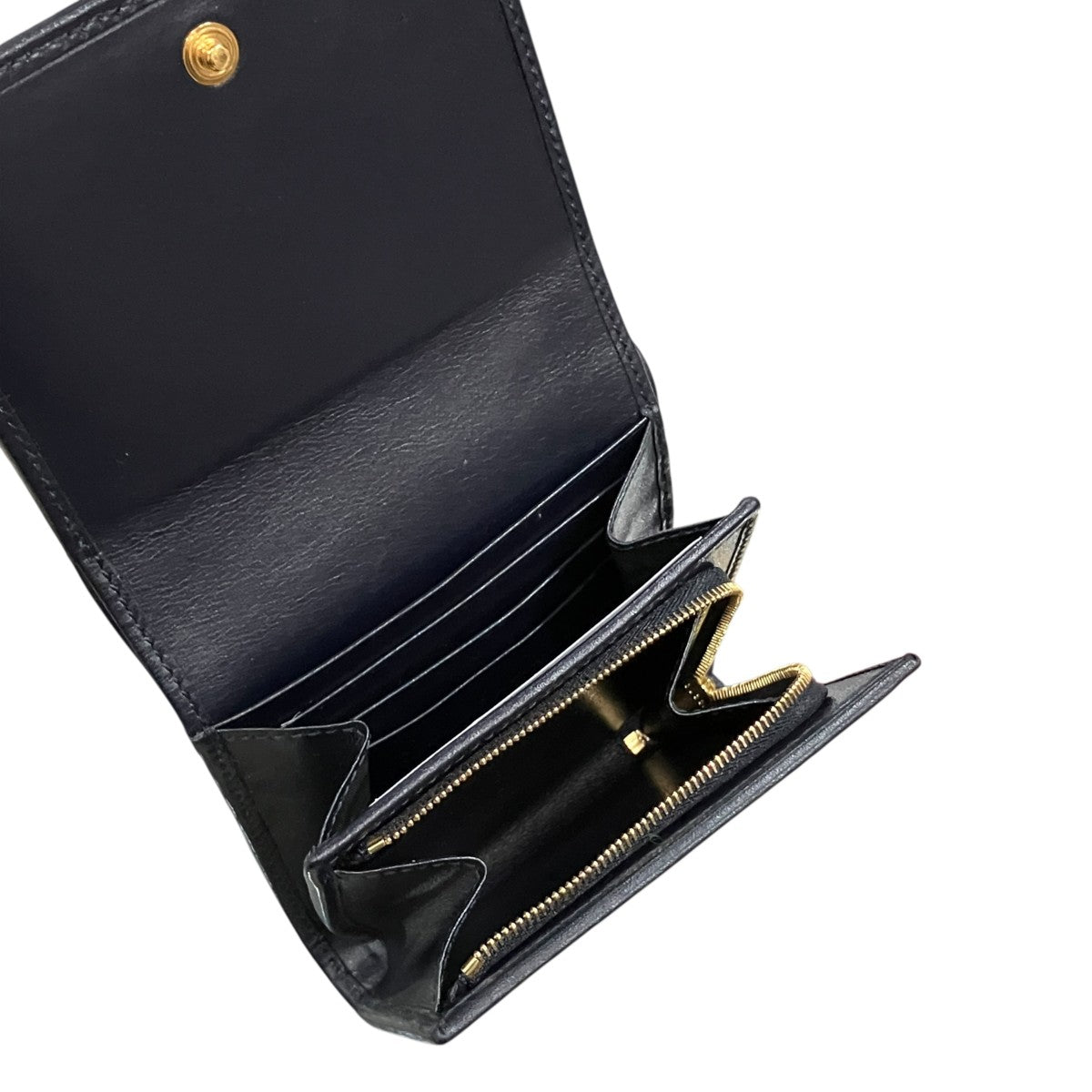Gucci Horsebit Canvas Wallet Brown / Black - Pre-owned