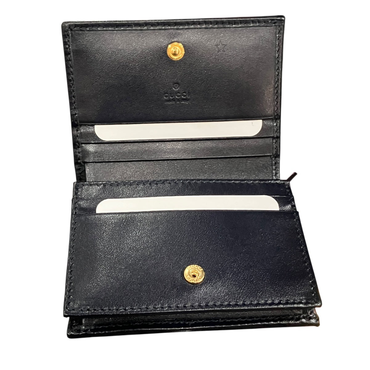 Gucci Horsebit Canvas Wallet Brown / Black - Pre-owned
