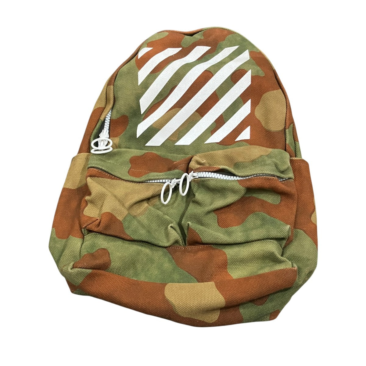 Off-White Backpack Green/Brown - Pre-owned