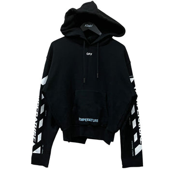 Off-White Pullover Hoodie Black - Pre-owned