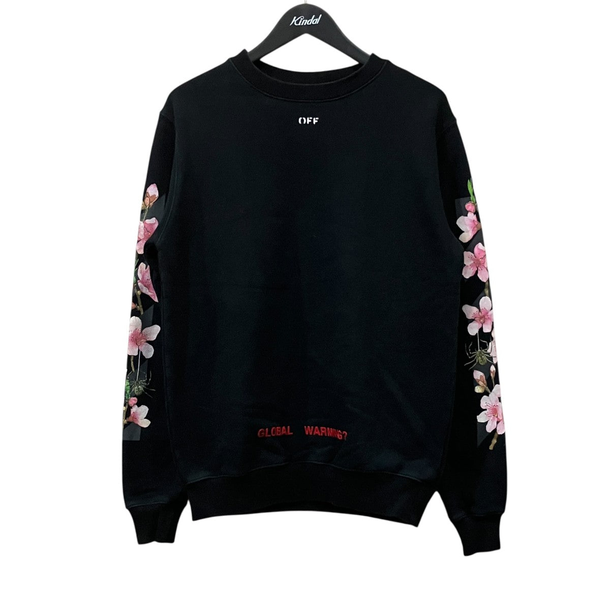 Off-White Crew Neck Sweatshirt Black - Pre-owned