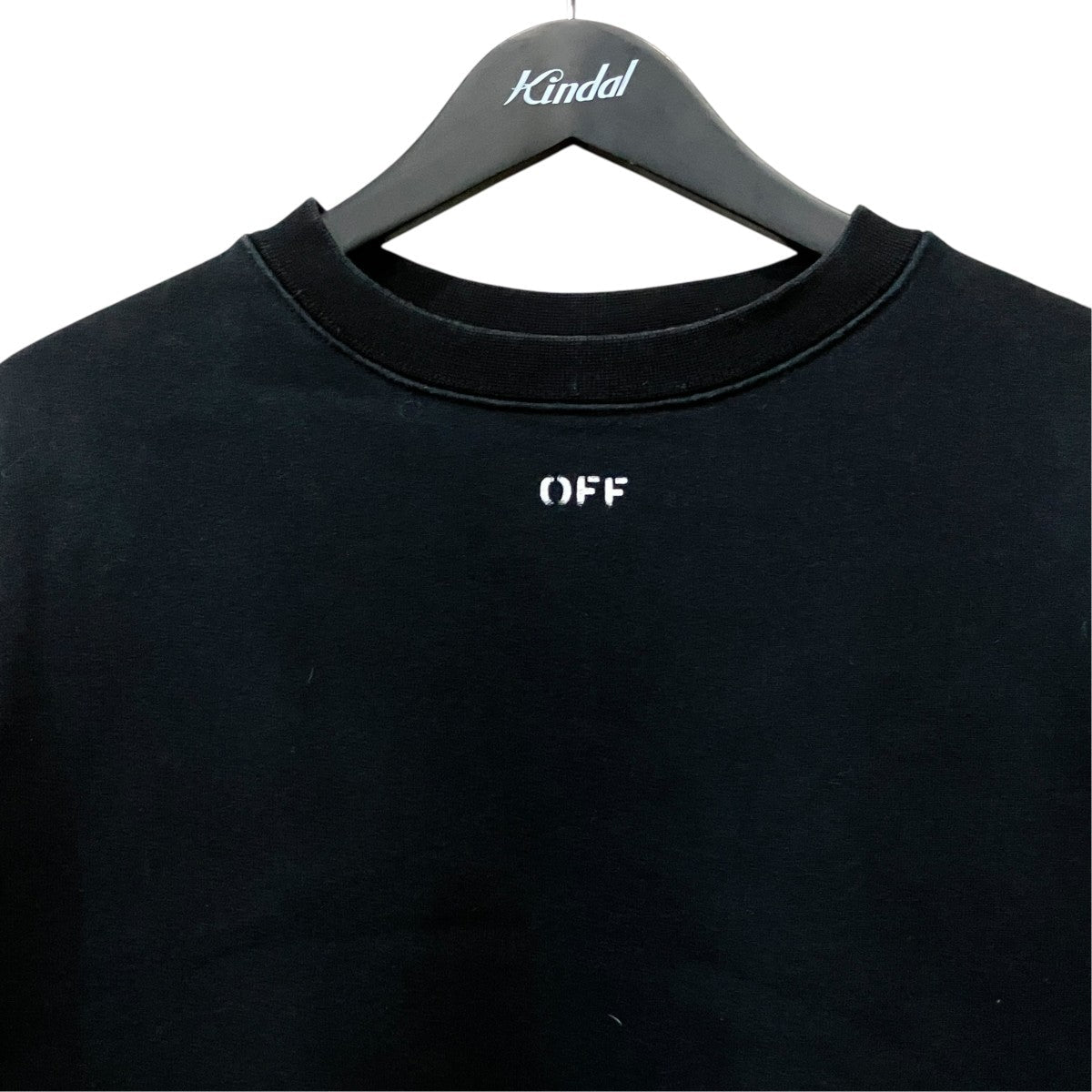 Off-White Crew Neck Sweatshirt Black - Pre-owned