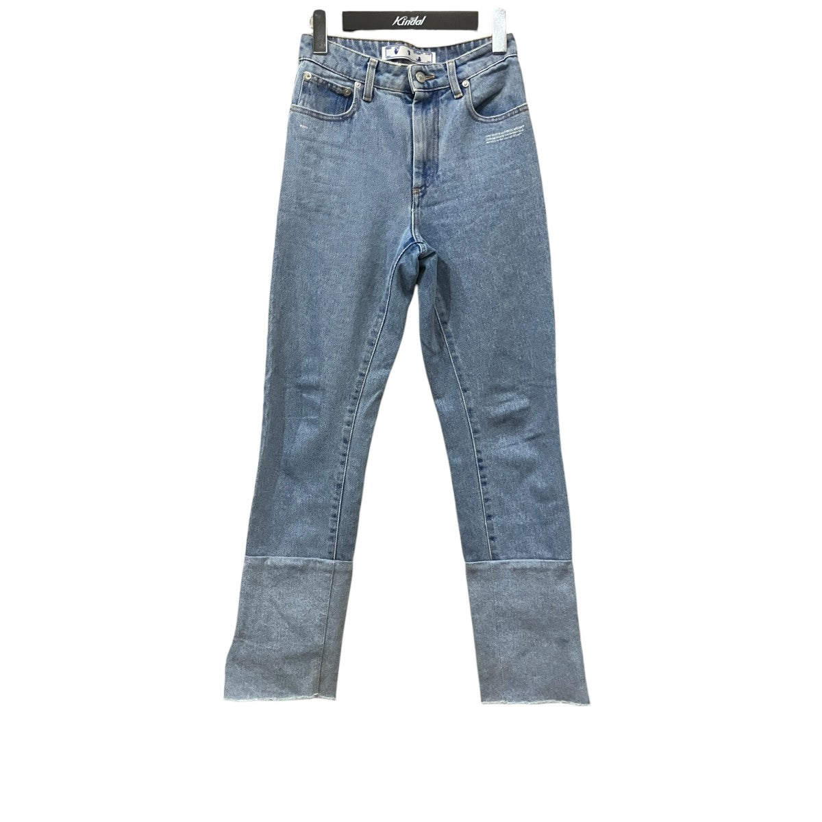 Off-White Denim Pants Indigo - Pre-owned