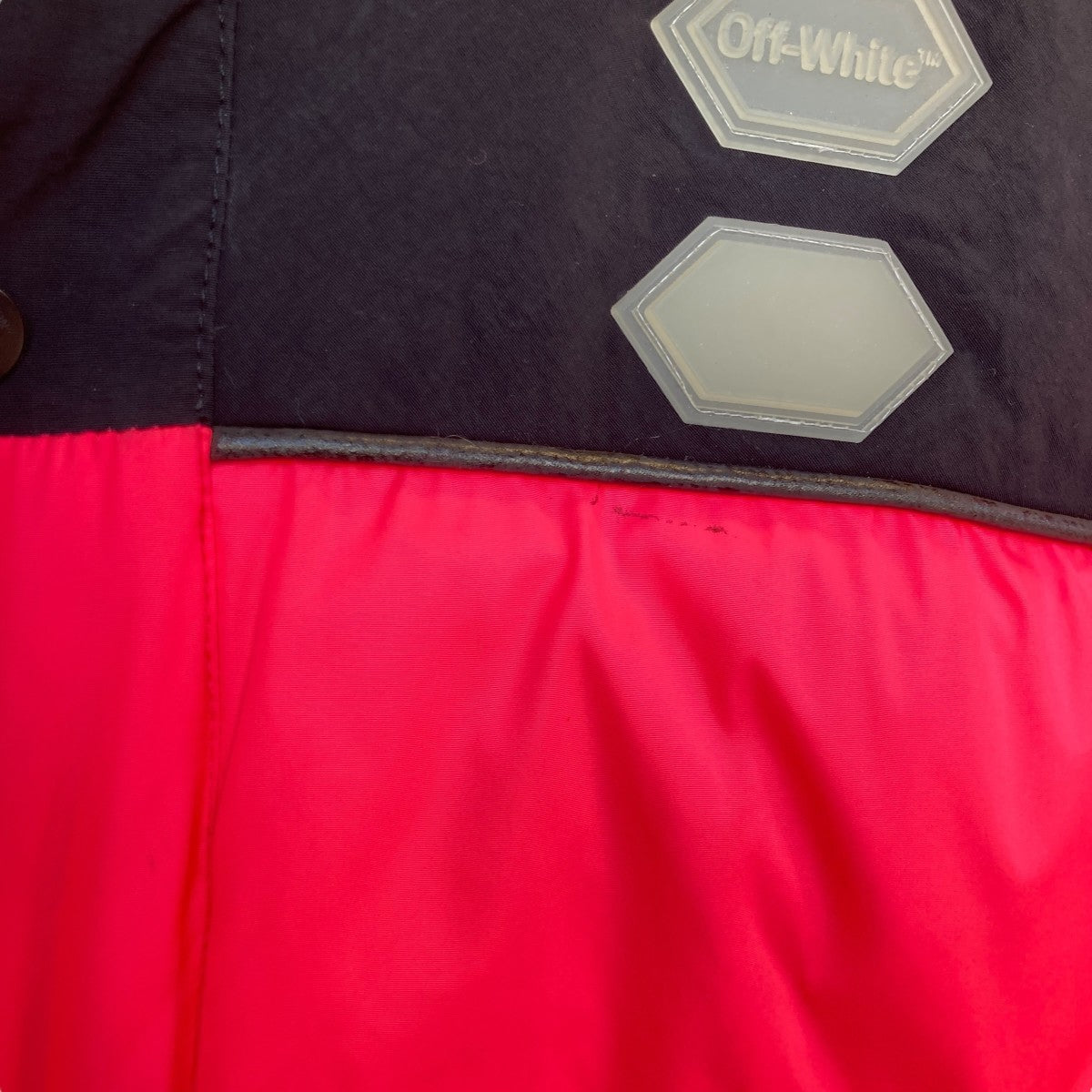 Off-White Puffer All Over Down Jacket Pink - Pre-owned