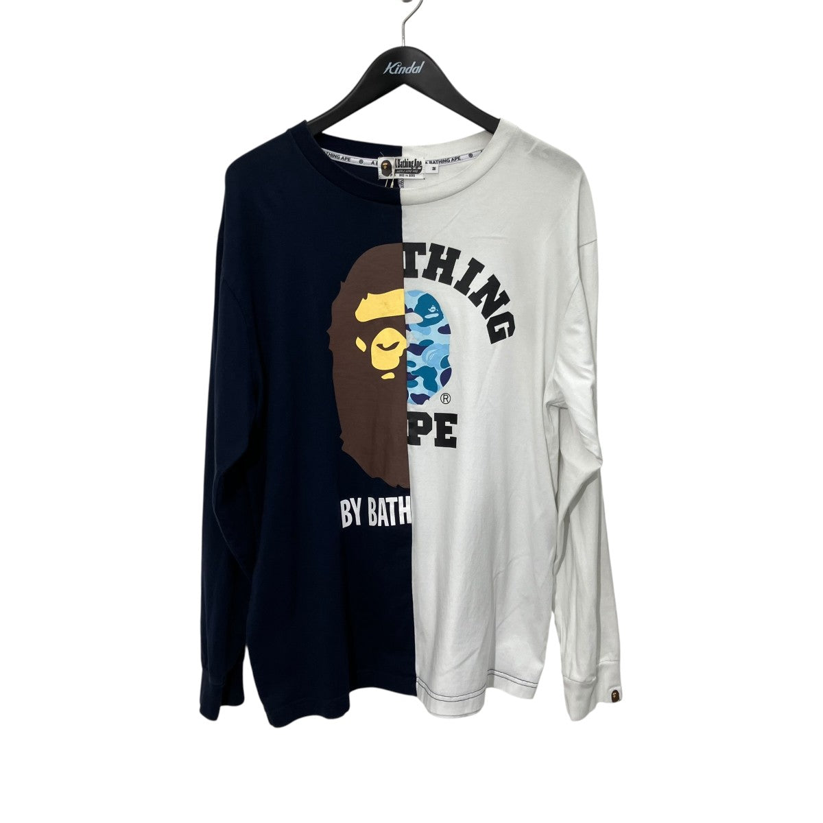 Bape Long Sleeve Tee White - Pre-owned