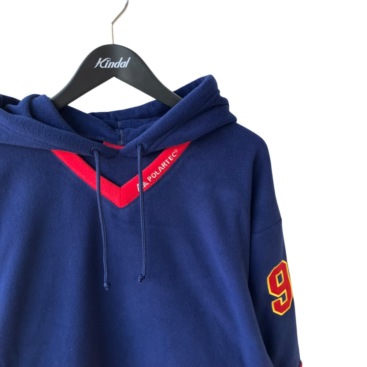 Supreme Polartec Hooded Hockey Jersey Navy - Pre-owned