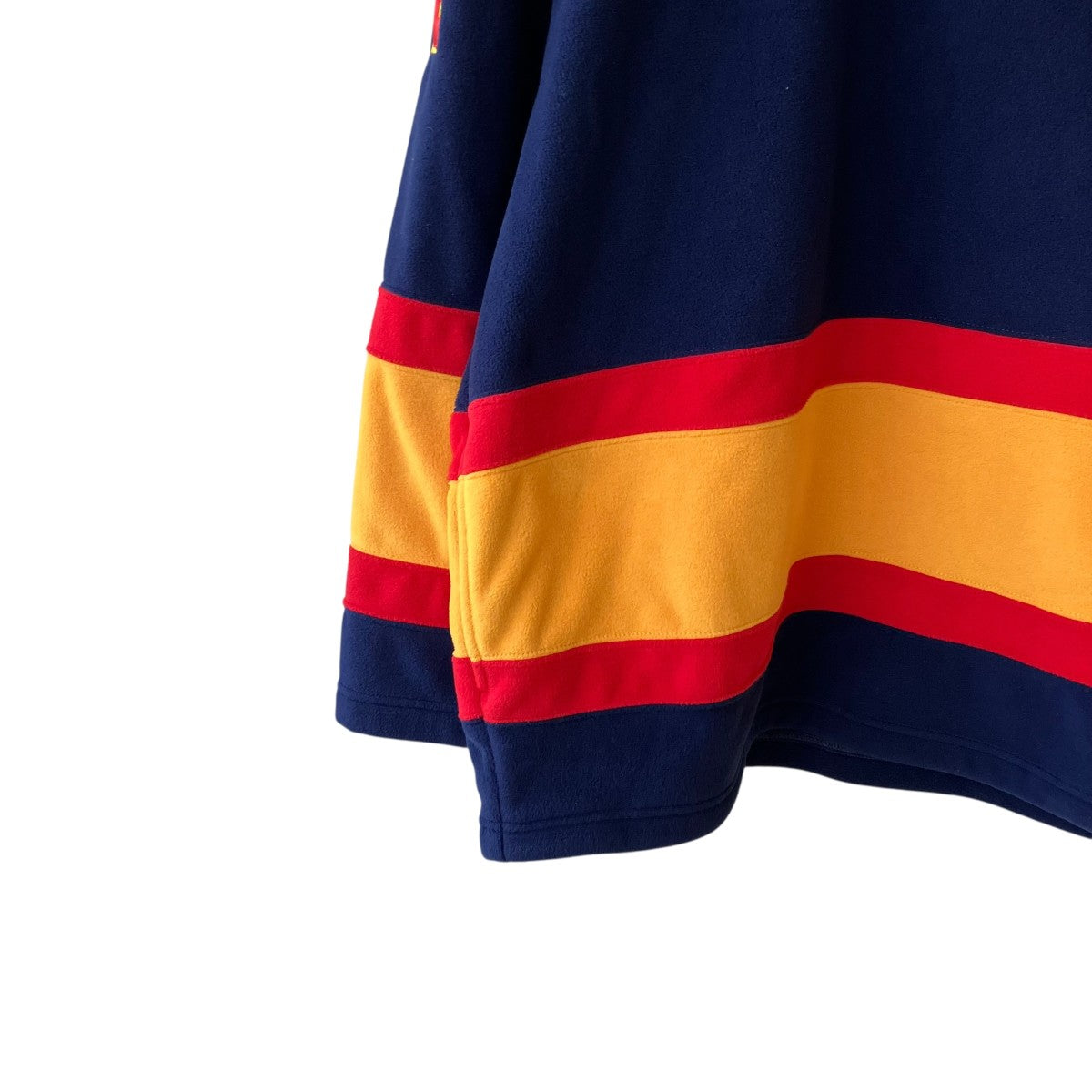 Supreme Polartec Hooded Hockey Jersey Navy - Pre-owned