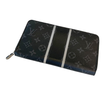 Louis Vuitton Flash Zippy Organizer Monogram Eclipse Long Wallet Black - Pre-owned