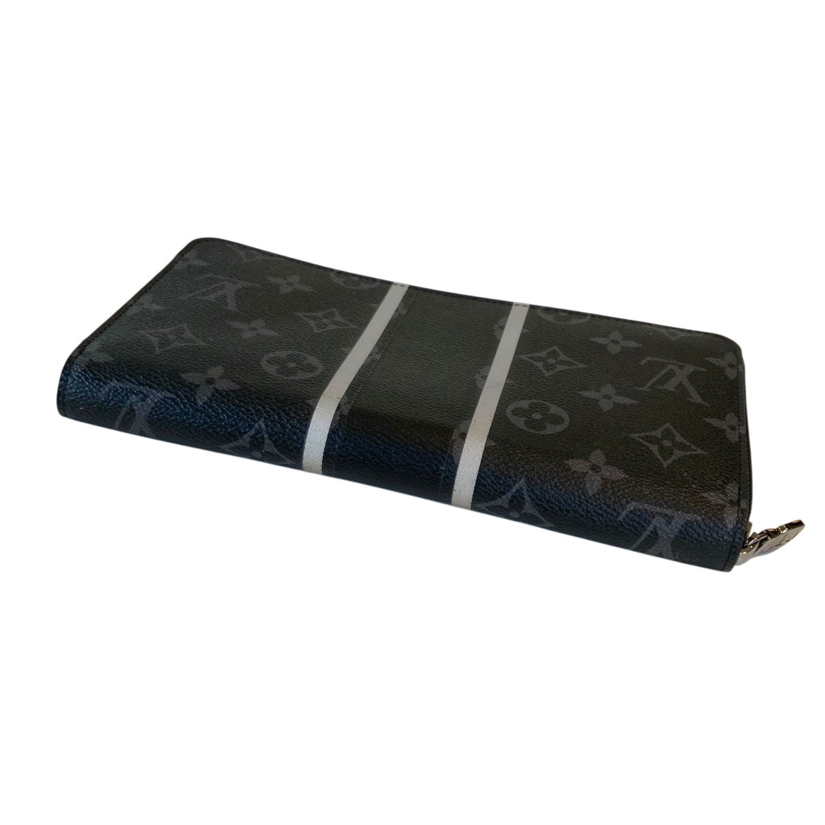 Louis Vuitton Flash Zippy Organizer Monogram Eclipse Long Wallet Black - Pre-owned