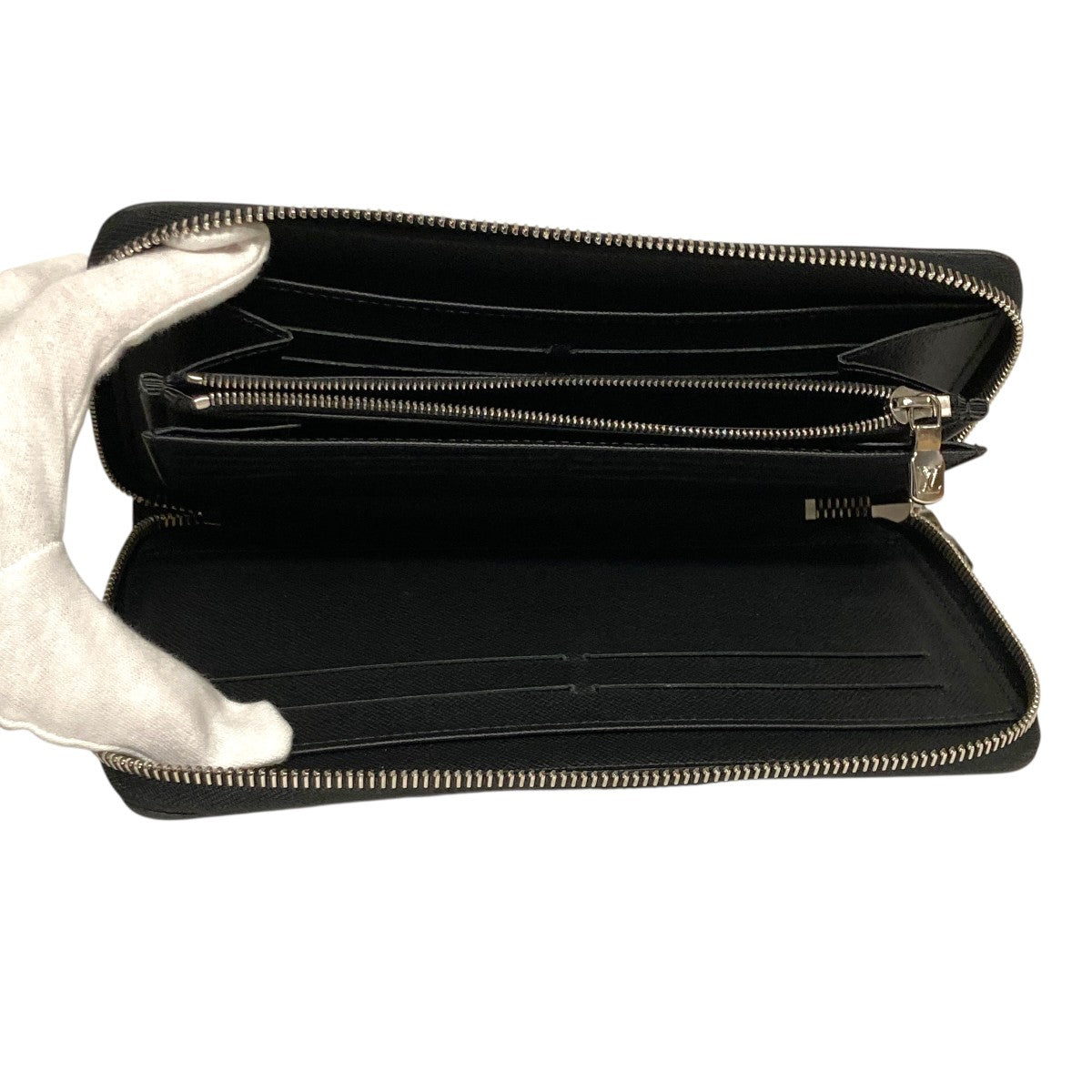 Louis Vuitton Zippy Organizer Long Wallet Black - Pre-owned