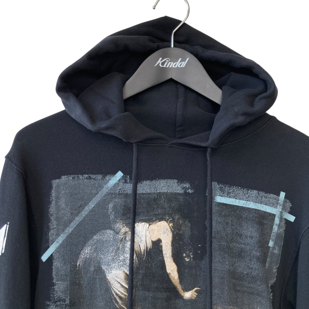 Off-White Pullover Hoodie Black - Pre-owned