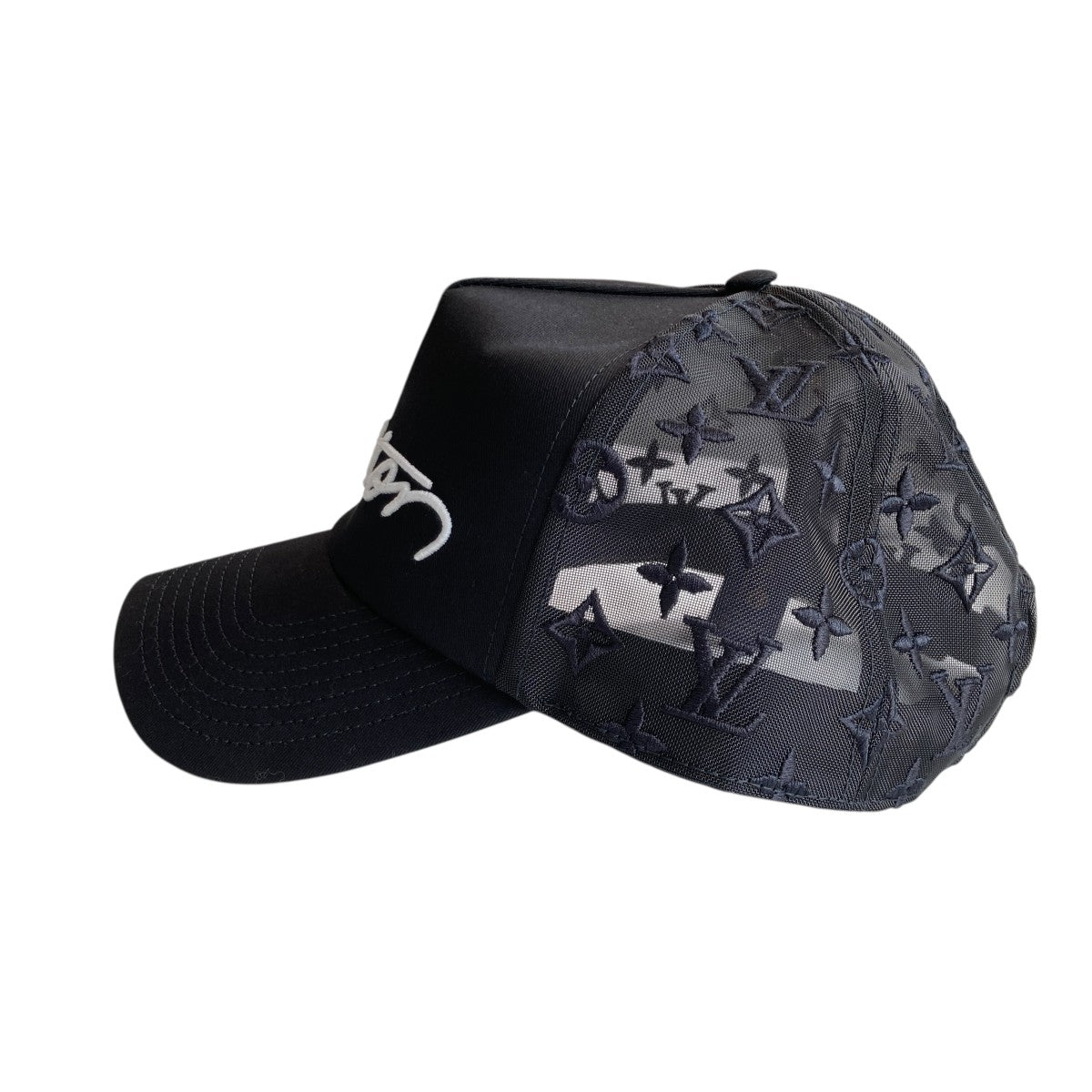 Louis Vuitton Signature Mesh Cap Black - Pre-owned
