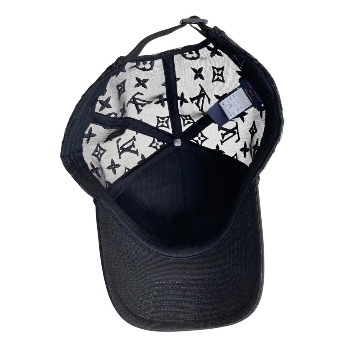 Louis Vuitton Signature Mesh Cap Black - Pre-owned