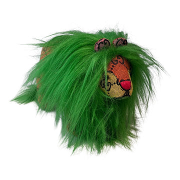 Gucci GG Decorative Lion Stuffed Toy Green / Orange - Pre-owned