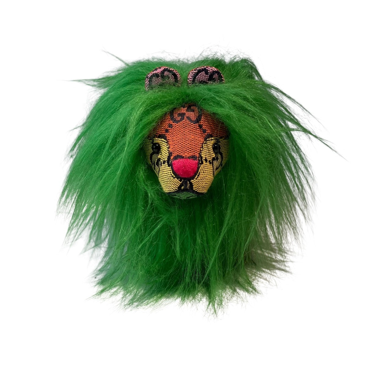 Gucci GG Decorative Lion Stuffed Toy Green / Orange - Pre-owned