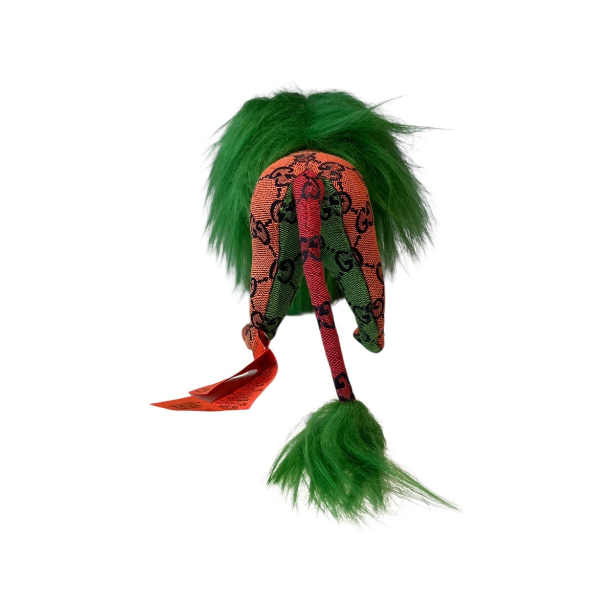 Gucci GG Decorative Lion Stuffed Toy Green / Orange - Pre-owned