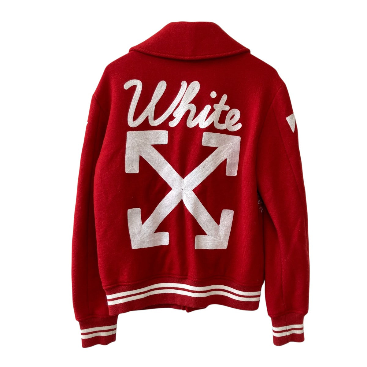 Off-White Stadium Jacket Red - Pre-owned