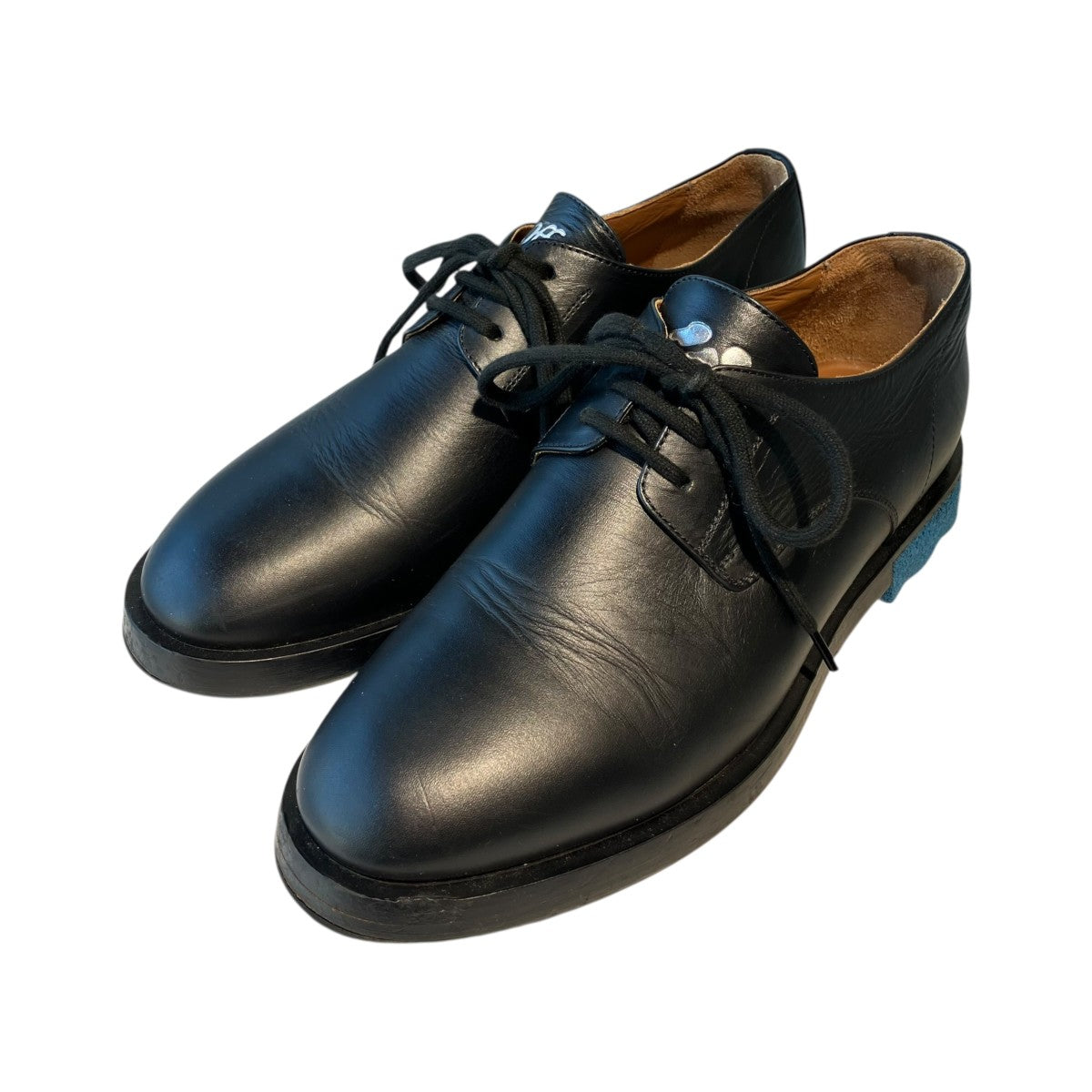 Off-White Leather Shoes Black - Pre-owned