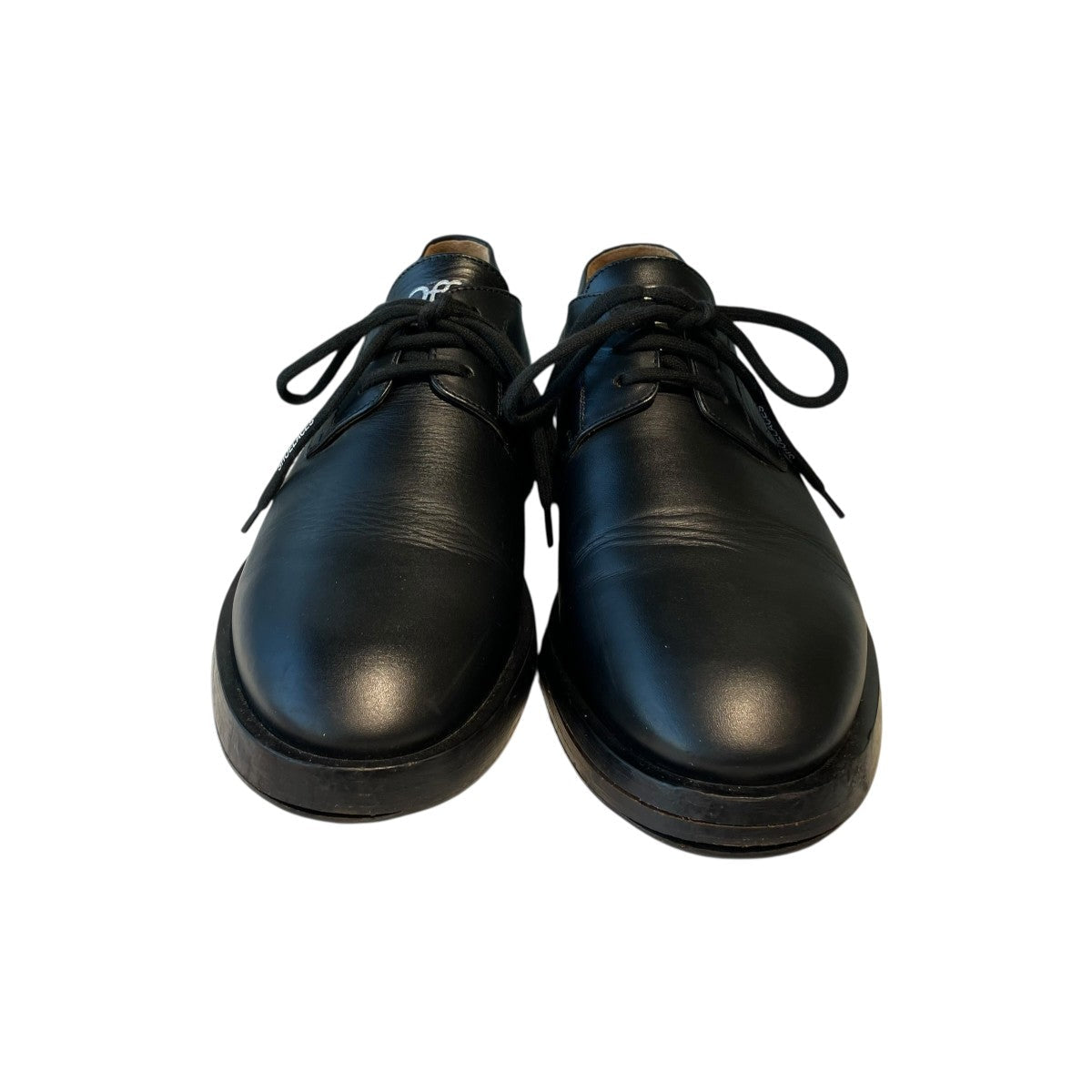 Off-White Leather Shoes Black - Pre-owned