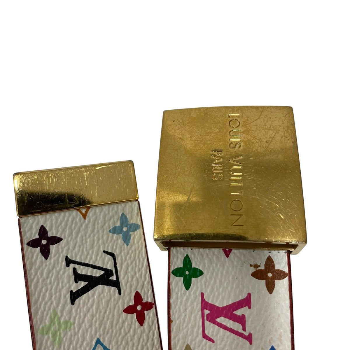 Louis Vuitton Multi Monogram Belt White - Pre-owned