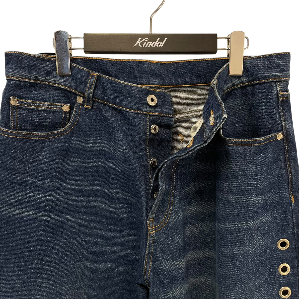 Off-White Denim Pants Indigo - Pre-owned