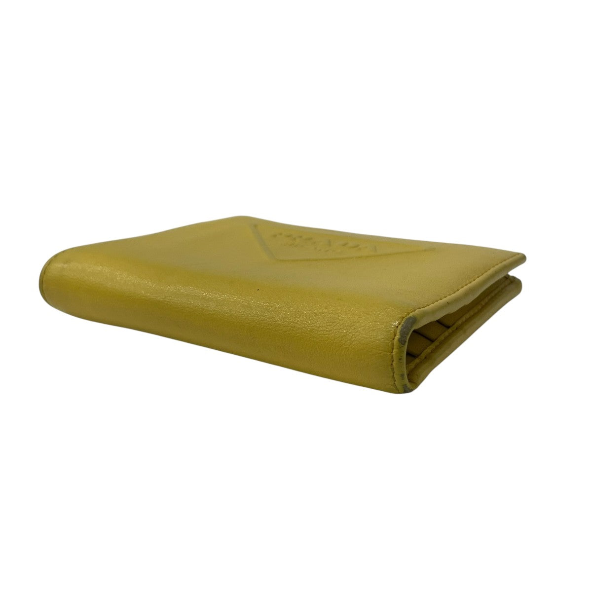 Prada Bifold Wallet Yellow - Pre-owned
