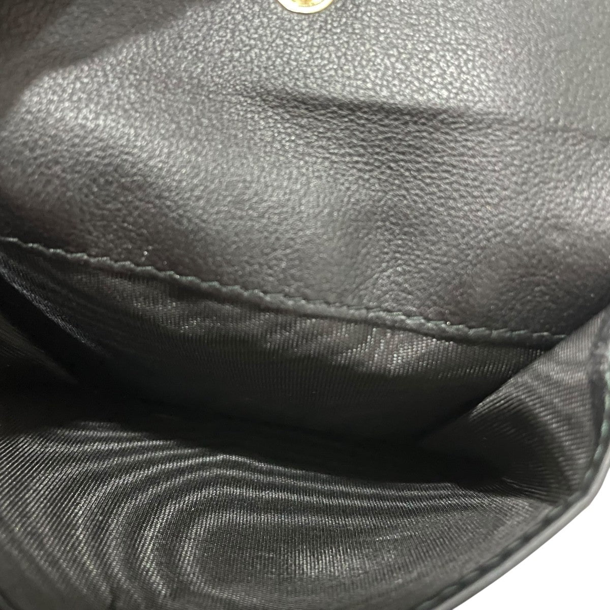 Prada Soft Grain Bifold Wallet Black - Pre-owned