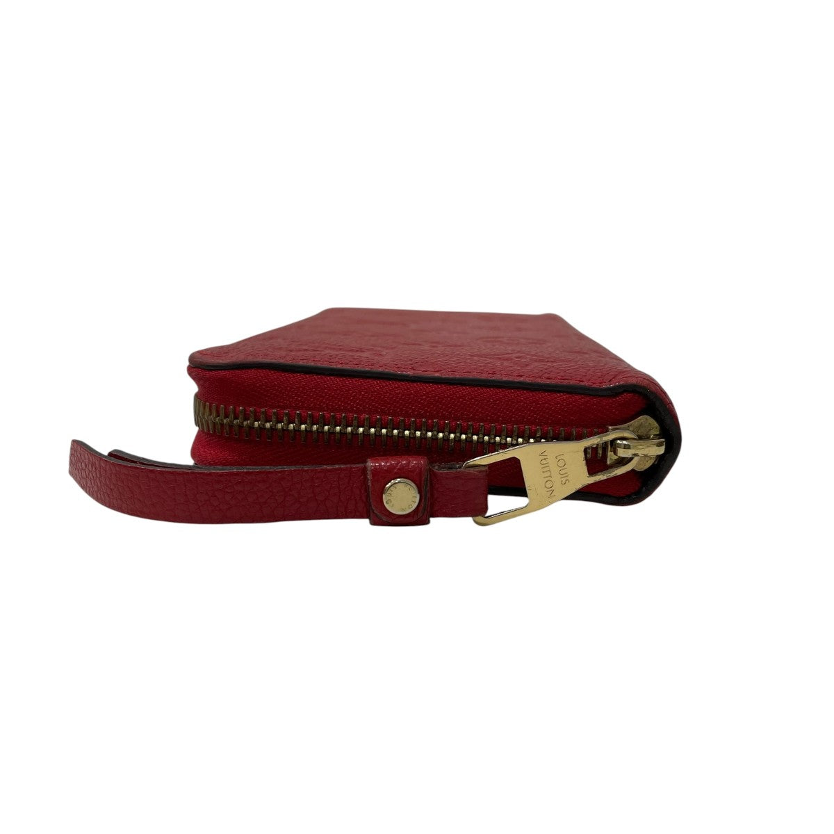 Louis Vuitton Monogram Empreinte Zippy Wallet Long Wallet Red - Pre-owned