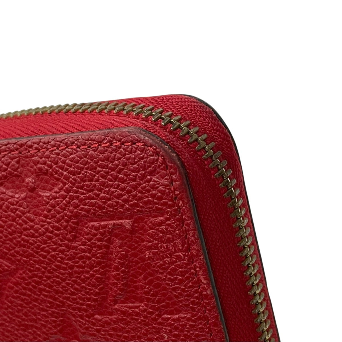 Louis Vuitton Monogram Empreinte Zippy Wallet Long Wallet Red - Pre-owned