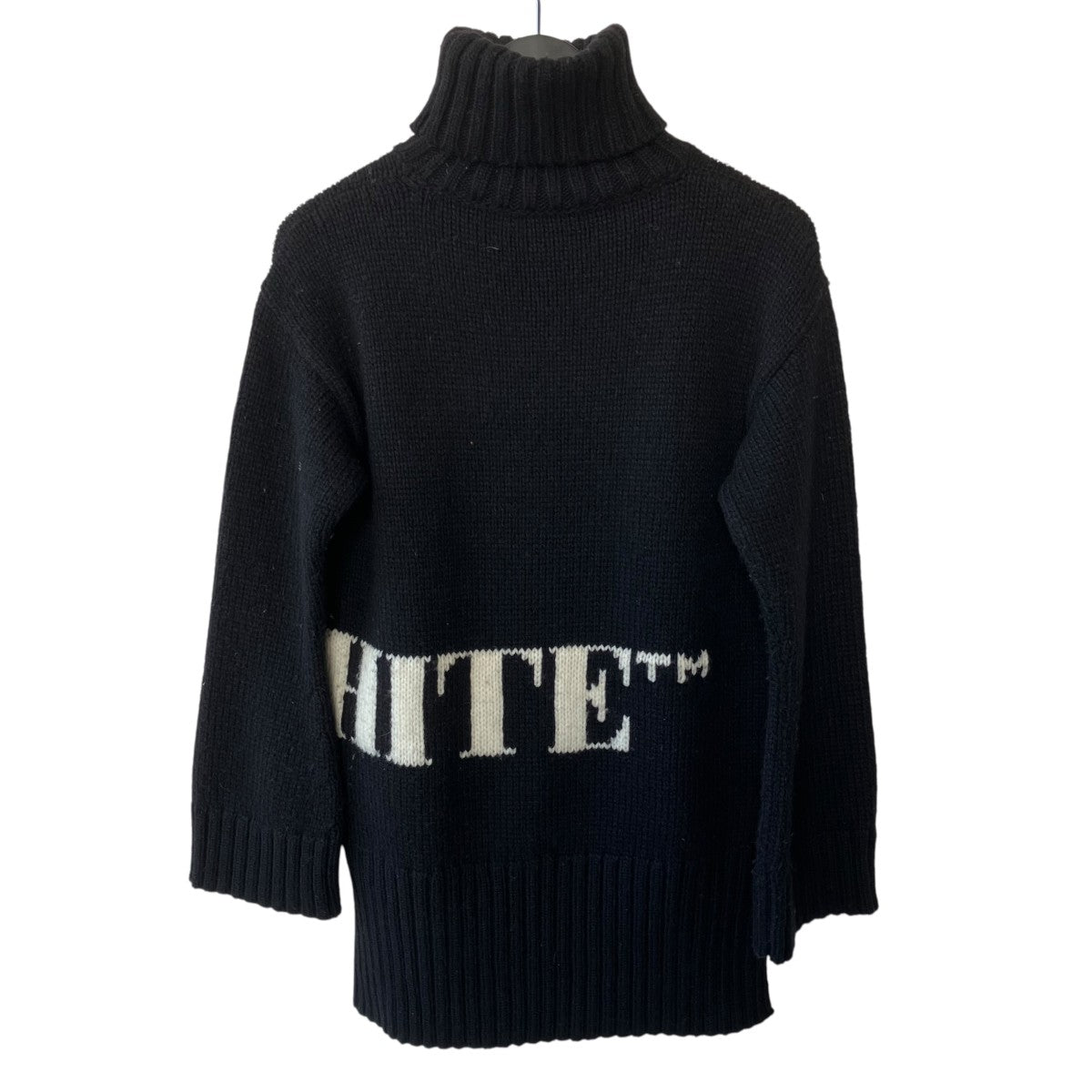 Off-White Turtleneck Knit White/Black - Pre-owned